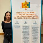 Dña. Ana Ruiz Luque. Terapeuta en Centro Penitenciario, de Fundación Proyecto Hombre Jaén, durante su presentación de los programas realizados en el Centro Penitenciario de Jaén.